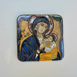 Ikona ceramiczna - MB Karmiąca