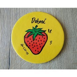 Podkładka korkowa okrągła - Dobroć