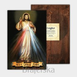 Ikona drukowana - Jezus Miłosierny Obraz Krakowski