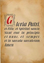 Kartka - Gloria Patri
