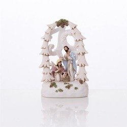 Święta Rodzina Boże Narodzenie - świecąca - Bianco