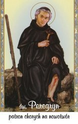 Obrazek plastikowy Święty Peregryn - modlitwa o uzdrowienie z nowotworu