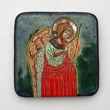 Ikona ceramiczna - Archanioł Gabriel