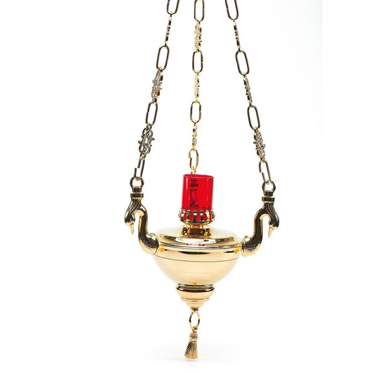 Lampa wisząca elektryczna lub oliwna - 17 cm