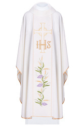 Ornat IHS, Krzyż i winogrona