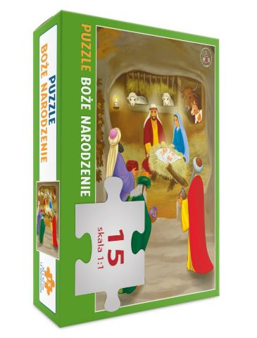PUZZLE WDS 15 el. BOŻE NARODZENIE