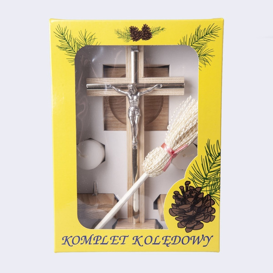 Komplet kolędowy - drewniany 21,5 cm