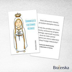 Obrazki dla dzieci. Matka Boska Fatimska.