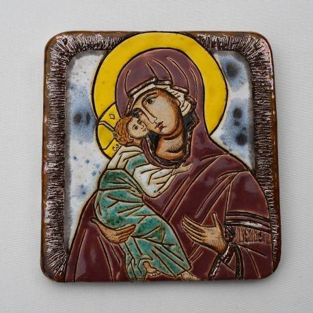 Ikona ceramiczna - MB Włodzimierska