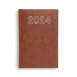 Terminarz B6 STANDARD 2024 - brązowy