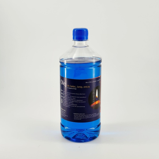 Olej do świec - frezja, niebieski