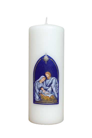 Świeca ołtarzowa - aplikacja - Boże Narodzenie 