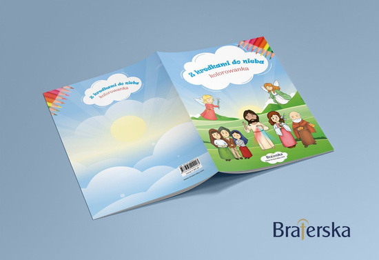 Z kredkami do nieba - kolorowanka