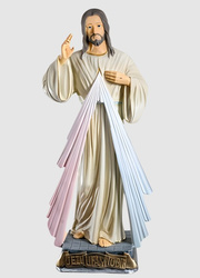 Figura - Jezus Miłosierny (Jezu Ufam Tobie) - 75 cm