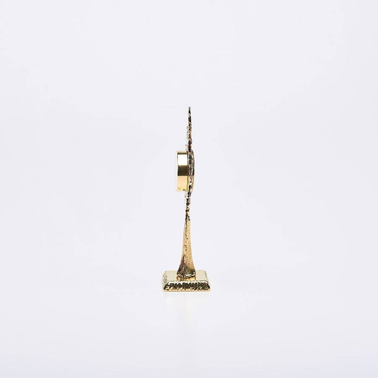Relikwiarz z brązu, pozłacany - 19,5 cm