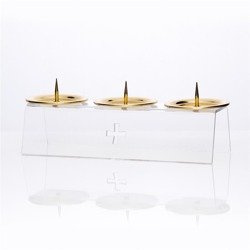 Lichtarz potrójny z pleksi