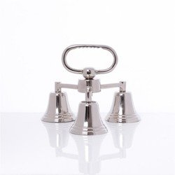 Dzwonki mosiężne niklowane