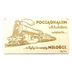 Zawieszka „Pociągnąłem ich więzami miłości”