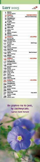 Kalendarz 2025 - Kwiaty