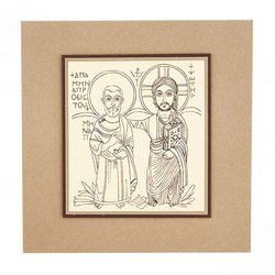 Kartka Ikona Przyjaźni - beż