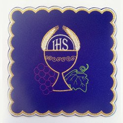 Palka haftowana Kielich