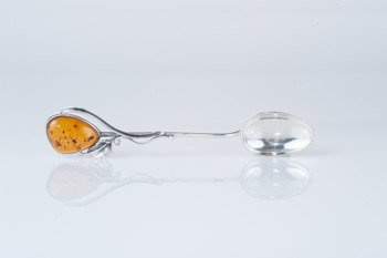 Bursztynowa łyżeczka