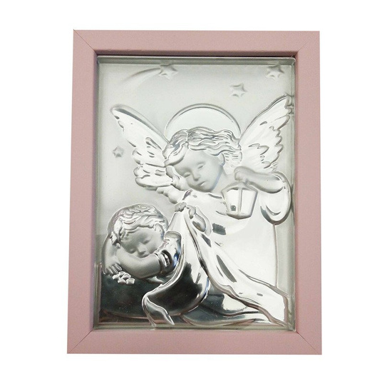 Obrazek srebrny Anioł Stróż