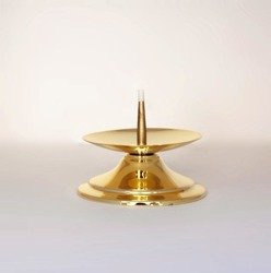 Lichtarz z blachy mosiężnej