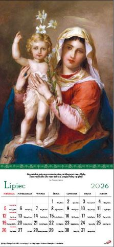 Kalendarz 2026 - Madonny