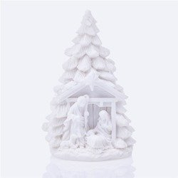 Szopka bożonarodzeniowa - Święta Rodzina - Alabaster