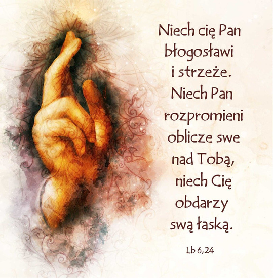Kartka Braterska - Niech Cię Pan błogosławi i strzeże 