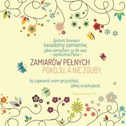 Podstawka korkowa - Jestem Bowiem kwiaty