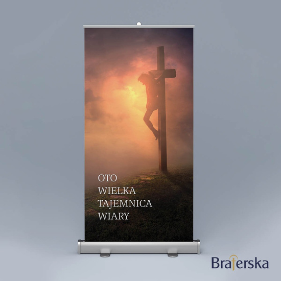 Baner Wielki Post - Oto wielka tajemnica wiary