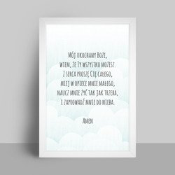 Obraz dla dzieci z modlitwą