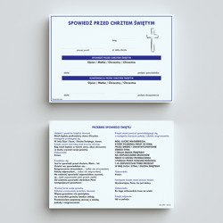 Akcydensy - Spowiedź przed Chrztem Świętym z konf. (op. 50 szt.)