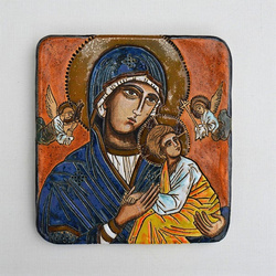 Ikona ceramiczna - MB Nieustającej Pomocy