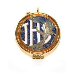 Cyborium emaliowane „IHS kłos pszenicy” - 1,4 cm