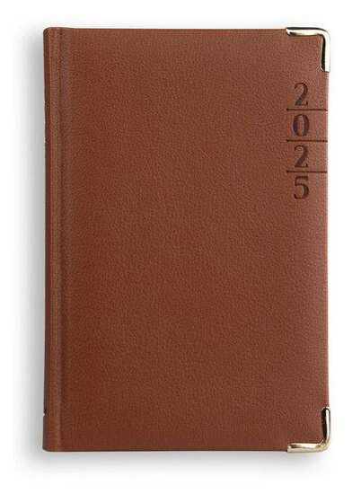 Terminarz B6 LUX ZŁ. 2025 - brązowy