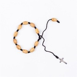 Bransoletka - dziesiątka różańca - krzyżyk