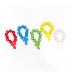 Dziesiątka na palec - Biały