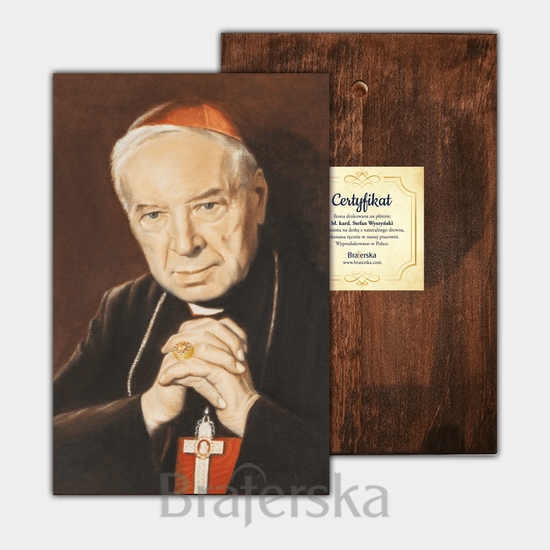 Ikona drukowana - kard. Stefan Wyszyński