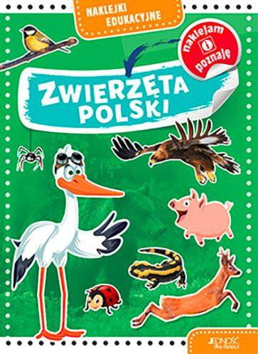 Naklejki edukacyjne. Zwierzęta Polski 