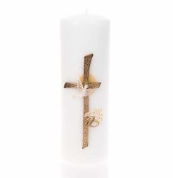 Świeca ołtarzowa ślubna - outlet