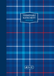 Terminarz katechety 2022/2023 okładka w kratę