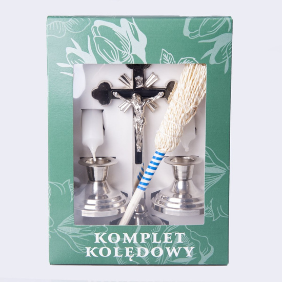 Komplet kolędowy - metalowy 19 cm