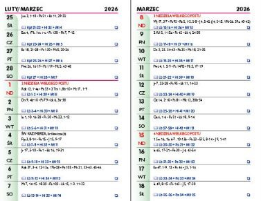 Kalendarz 2026 - biblijny