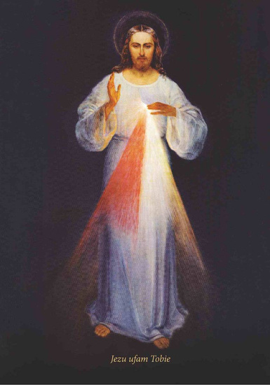 Kartka - Jezus Miłosierny