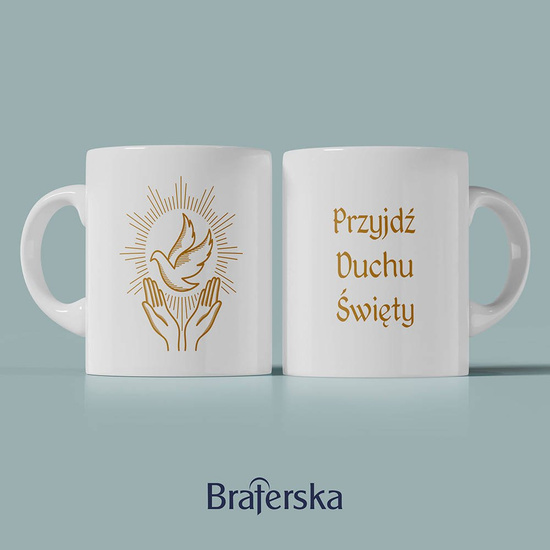Kubek ceramiczny - Przyjdź Duchu Święty