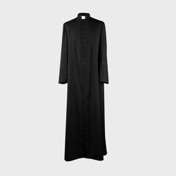 Sutanna czarna - 100% wełny - tropik