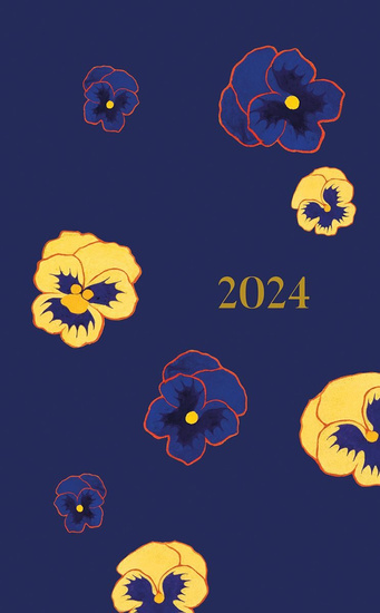 Kalendarz książkowy 2024 Bratki